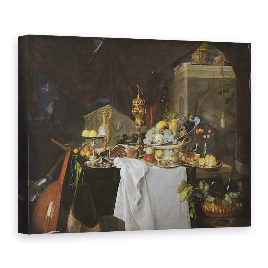 Tablou canvas - Jan Davidsz de Heem - Un tabel de deserturi, 75 x 100 cm