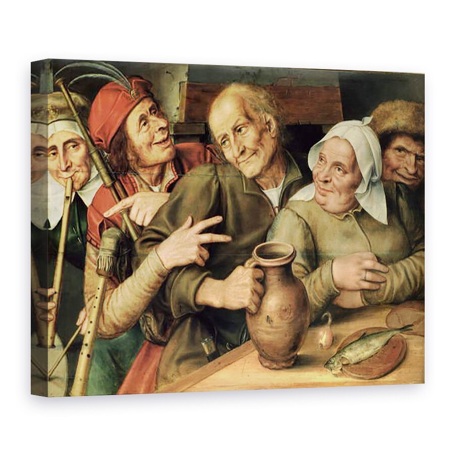Tablou canvas - Jan Massys - Compania Jovial, 75 x 100 cm