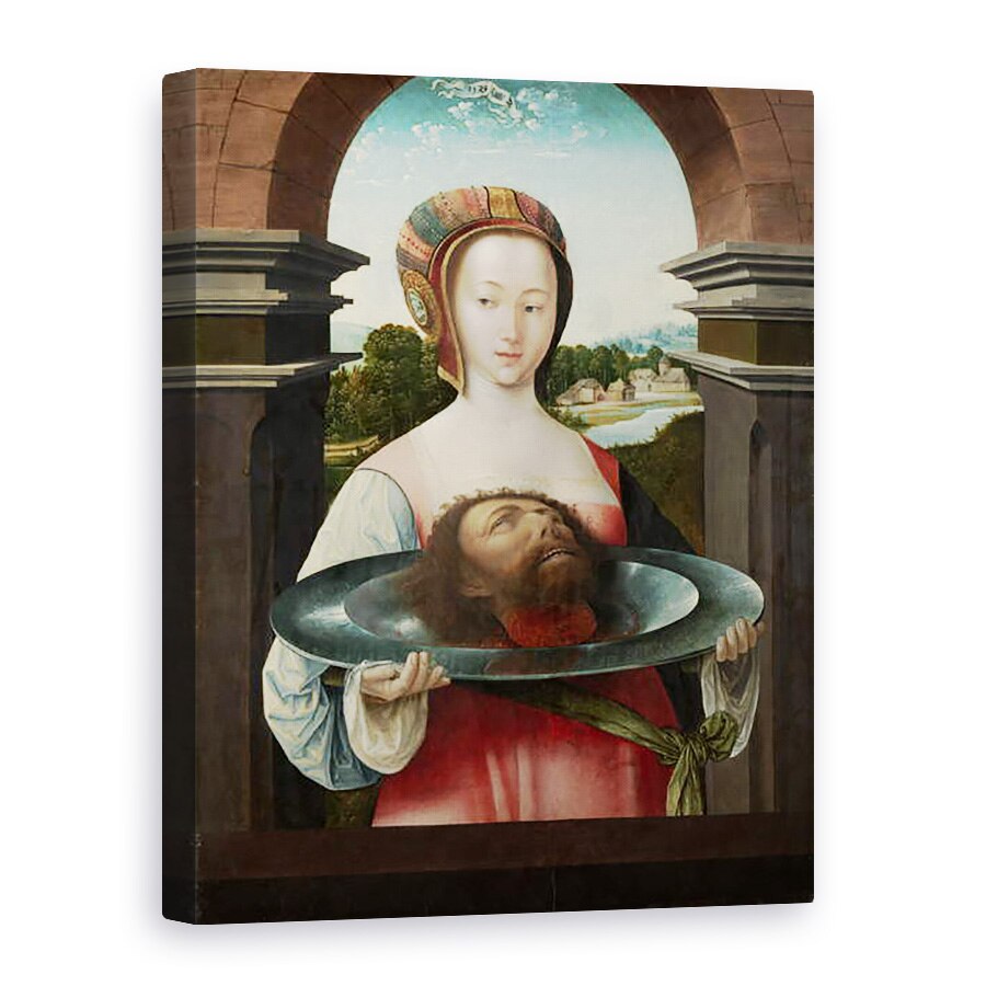 Tablou canvas - Jacob Cornelisz van Oostsanen - Salome cu capul lui Ioan Botezatorul, 60 x 80 cm