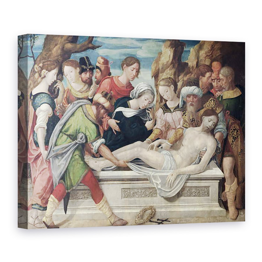 Tablou canvas - Jan Cornelisz Vermeyen - Emtombment, 75 x 100 cm