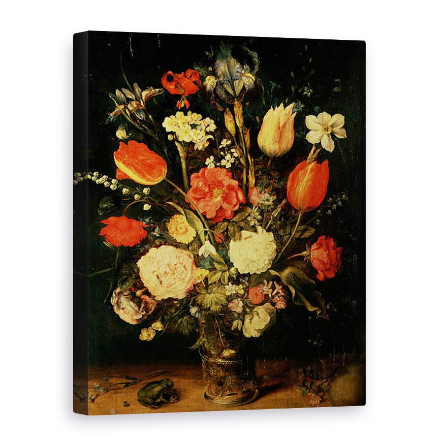 Tablou canvas - Jan Brueghel the Elder - Natura moarta a florilor, 75 x 100 cm