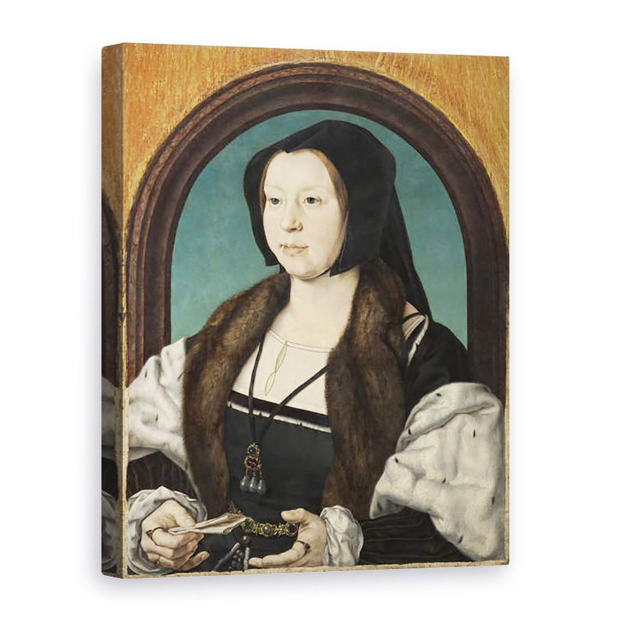 Tablou canvas - Jan Gossaert - Portret De Anna de Berghes, 75 x 100 cm
