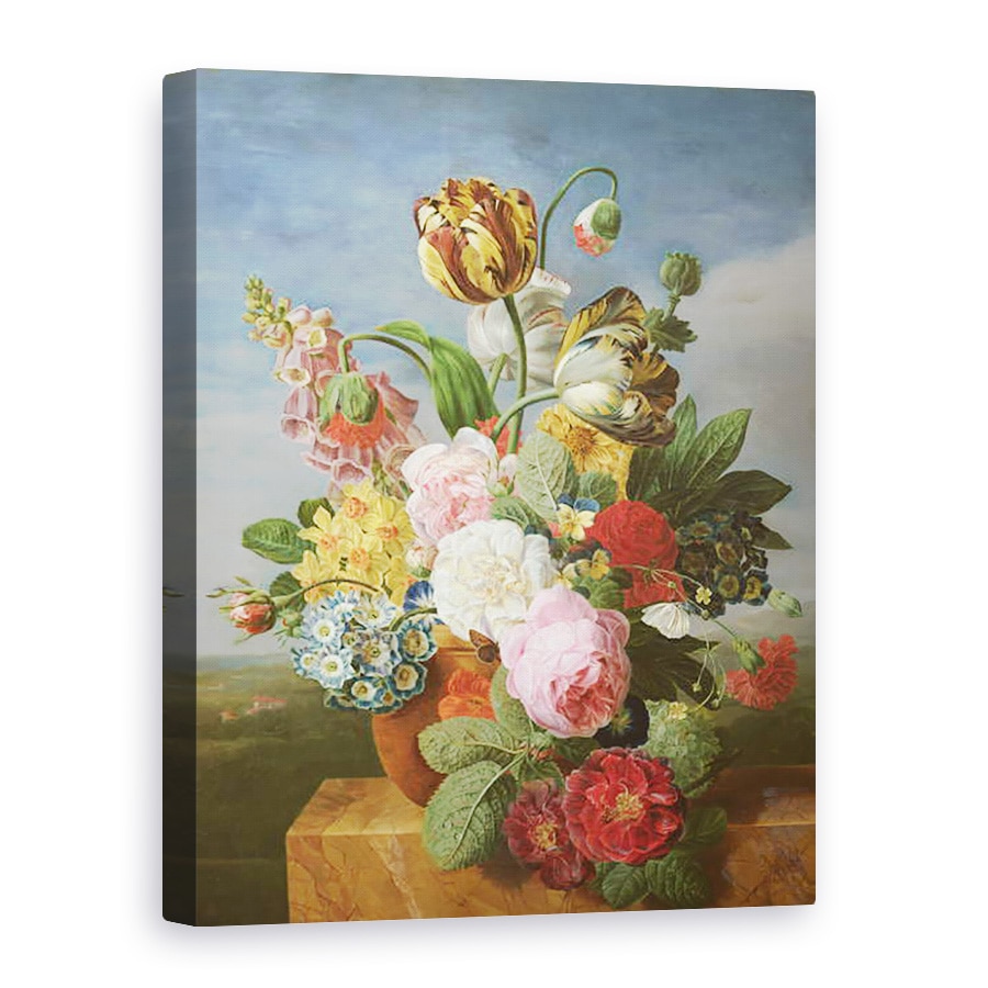 Tablou canvas - Jan Frans van Dael - Buchet de flori in vaza, 75 x 100 cm