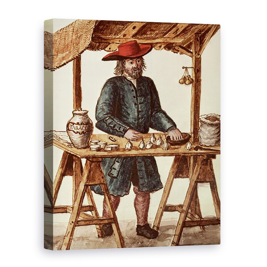 Tablou canvas - Jan van Grevenbroeck - Furnizor de tutun venetian, 75 x 100 cm