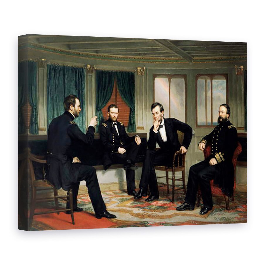 Tablou canvas - George Peter Alexander Healy - Pacificatorii, 50 x 70 cm