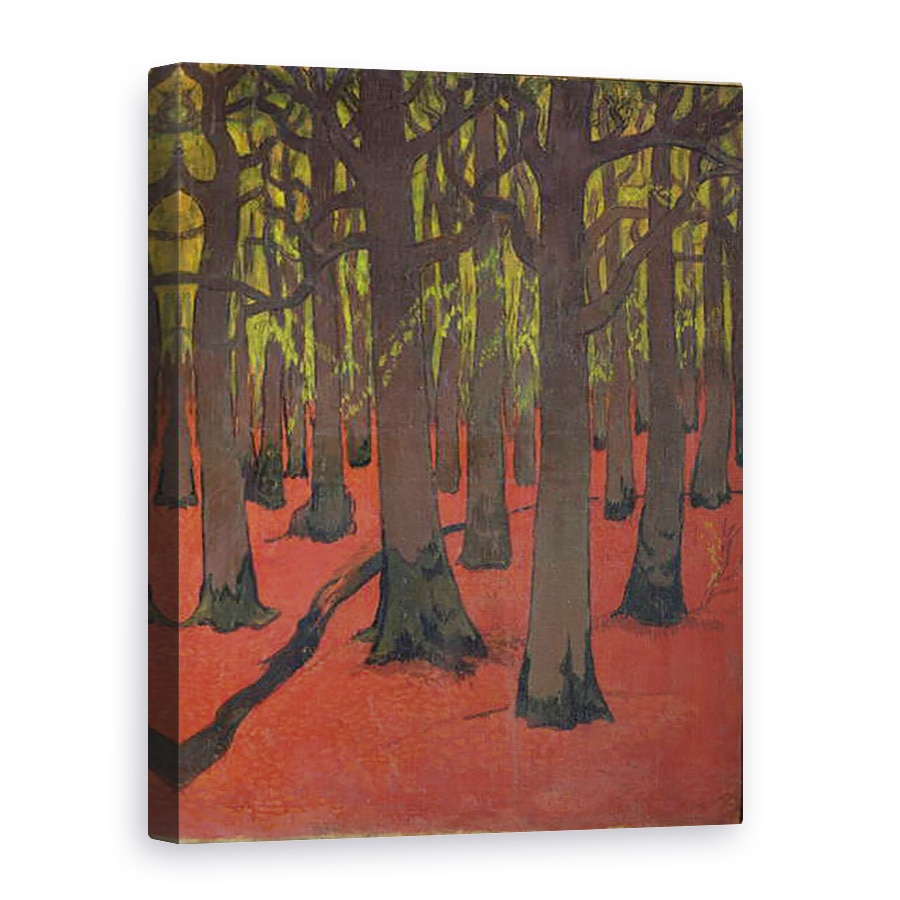 Tablou canvas - Georges Lacombe - Padurea cu Pamant Rosu, 50 x 70 cm