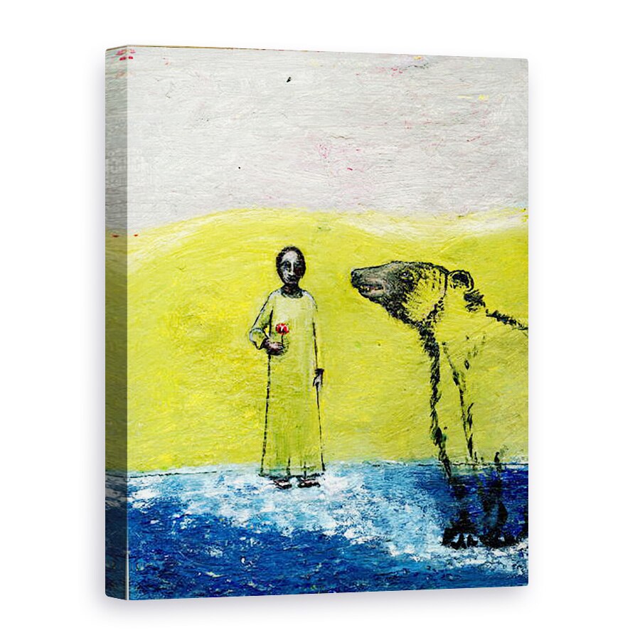 Tablou canvas - Gigi Sudbury - Trandafir dulce si Ursul Maro, 2005, 60 x 80 cm