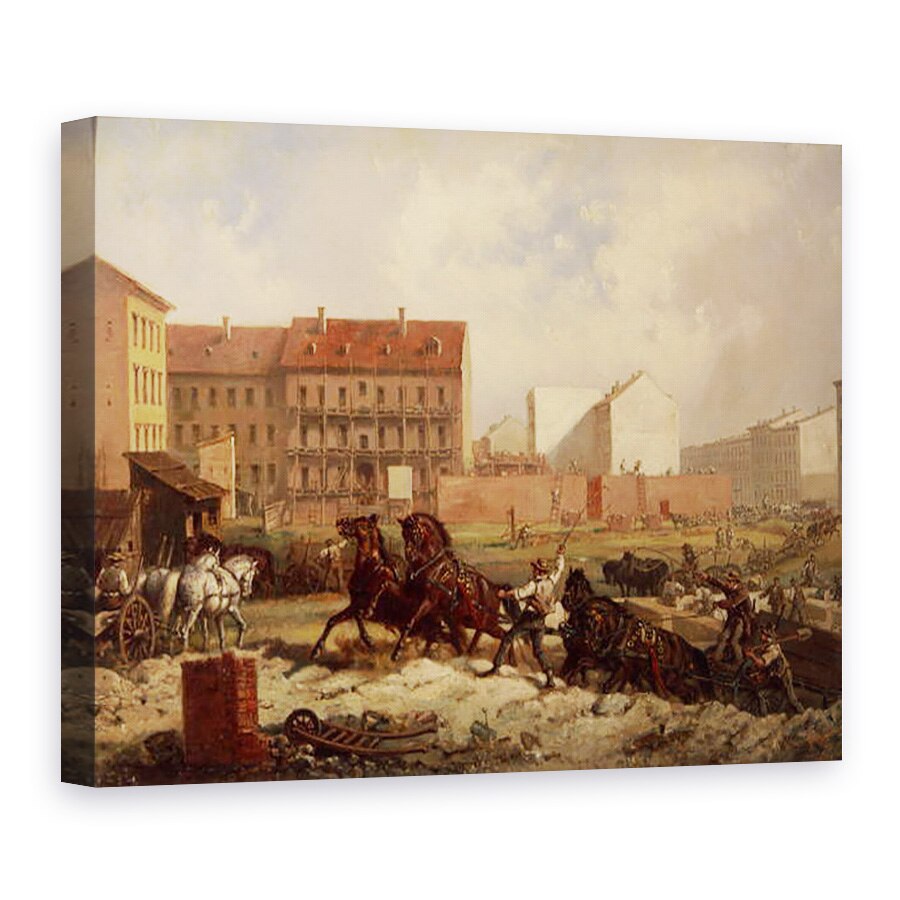 Tablou canvas - Friedrich Kaiser - Perioada promoterismului, Constructia Grenadierstrasse, Berlin, 50 x 70 cm
