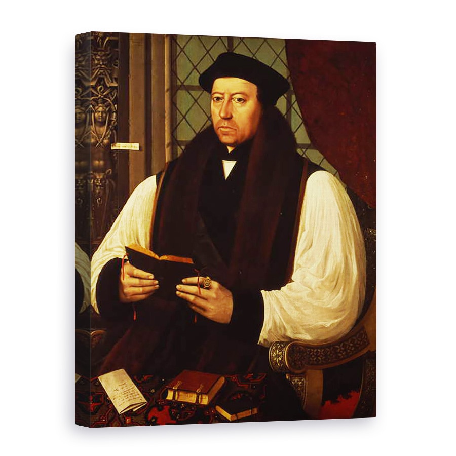 Tablou canvas - Gerlach Flicke - Portretul lui Thomas Cranmer 1489-1556 1546, 50 x 70 cm