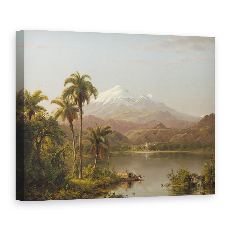 Tablou canvas - Frederic Edwin Church - Tamaca Palms, 75 x 100 cm