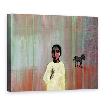 Tablou canvas - Gigi Sudbury - Zebra, 2005, 50 x 70 cm Tablou canvas - Gigi Sudbury - Zebra, 2005, 50 x 70 cm