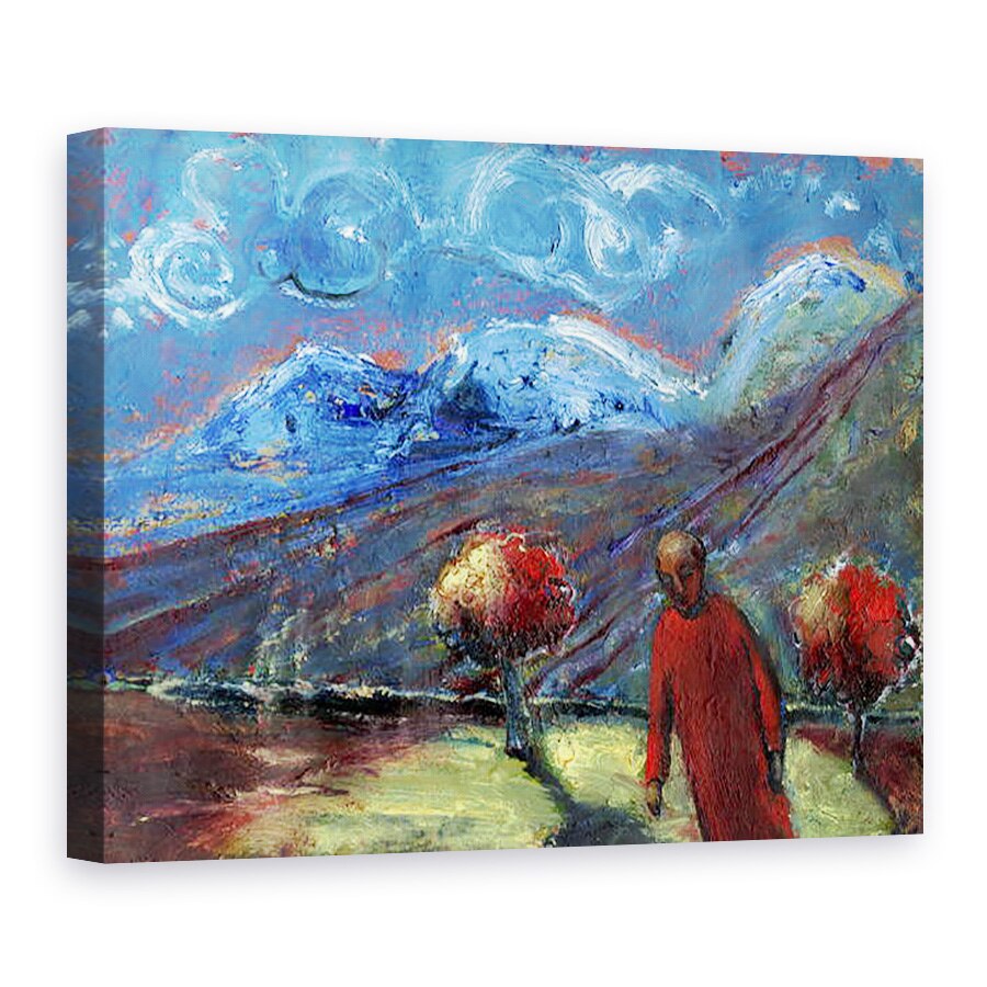 Tablou canvas - Gigi Sudbury - Plimbare in Muntii Albastri, toamna, 2015, 75 x 100 cm