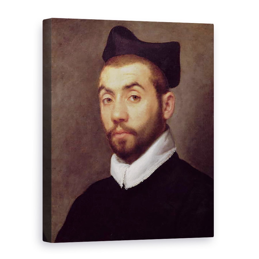 Tablou canvas - Giovanni Battista Moroni - Portretul unui barbat, 75 x 100 cm