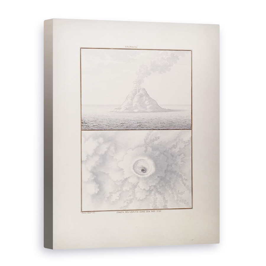 Tablou canvas - Giovanni Battista Borra - Stromboli, 60 x 80 cm