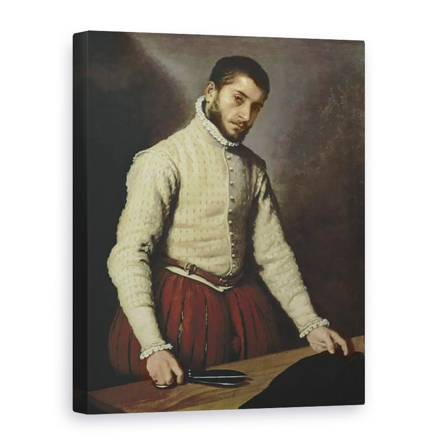 Tablou canvas - Giovanni Battista Moroni - Portretul unui barbat Croitor c.1570, 75 x 100 cm