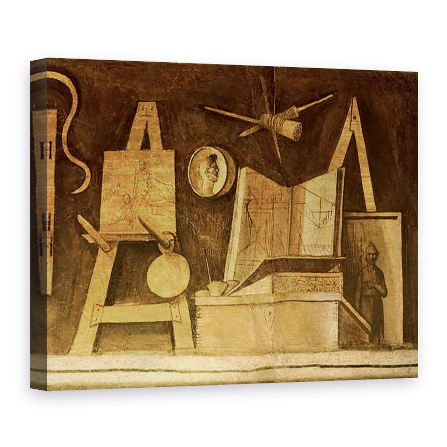 Tablou canvas - Giorgione - Pictura, Diverse Instrumente, 75 x 100 cm