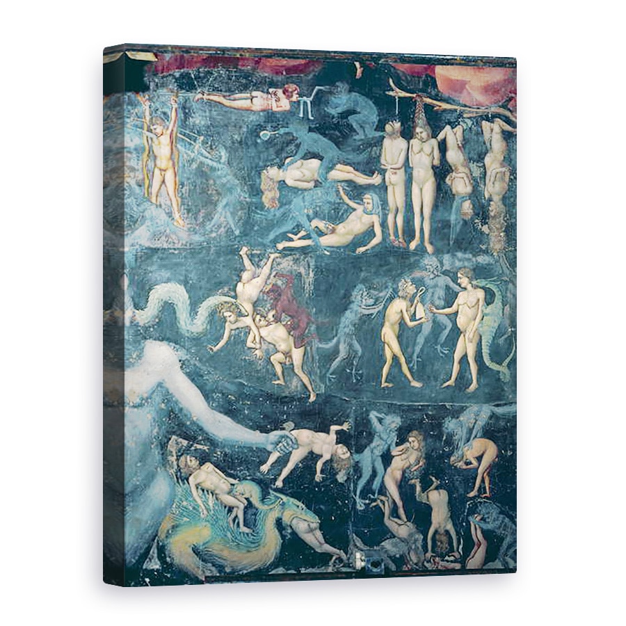 Tablou canvas - Giotto di Bondone - Judecata de Apoi, 60 x 80 cm