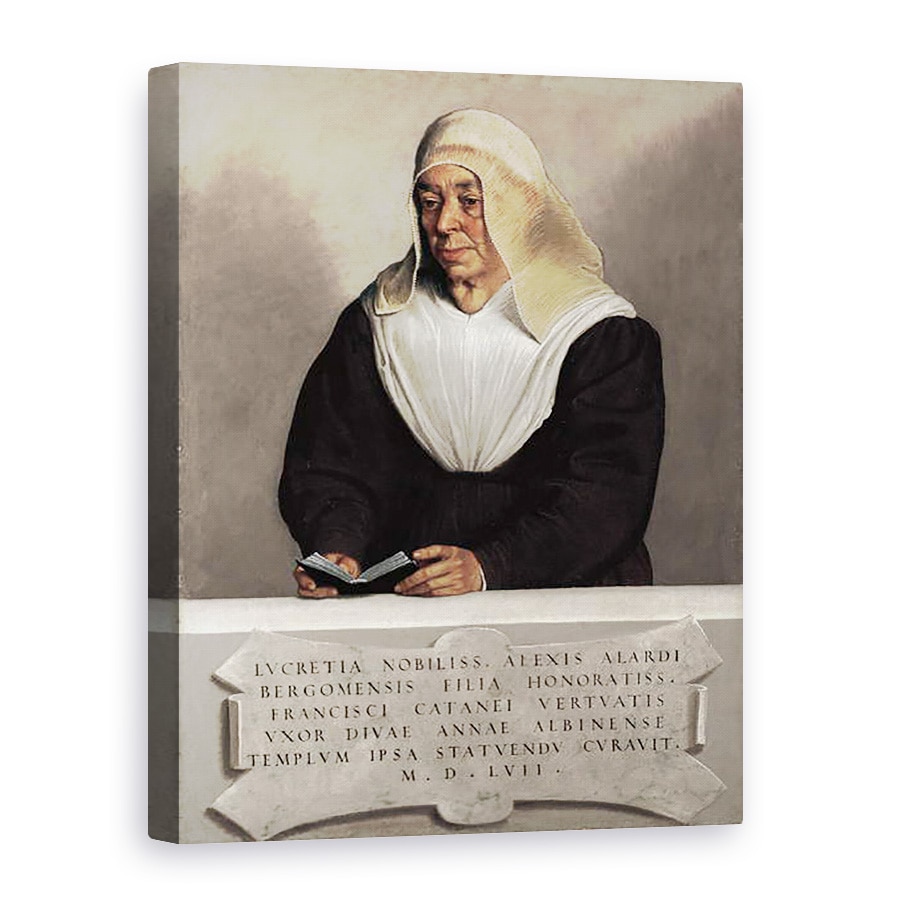 Tablou canvas - Giovanni Battista Moroni - Stareta Lucrezia Vertova Agliardi, 60 x 80 cm
