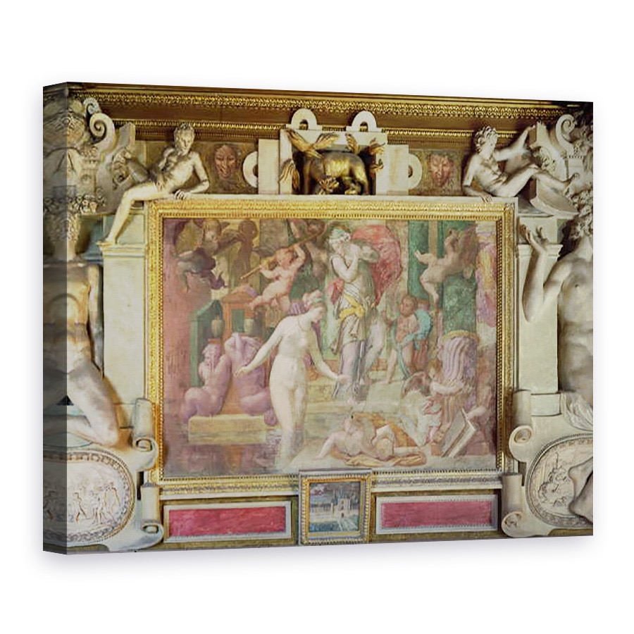 Tablou canvas - Giovanni Battista Rosso Fiorentino - Venus la fantana, de la Galerie Francois I, 75 x 100 cm