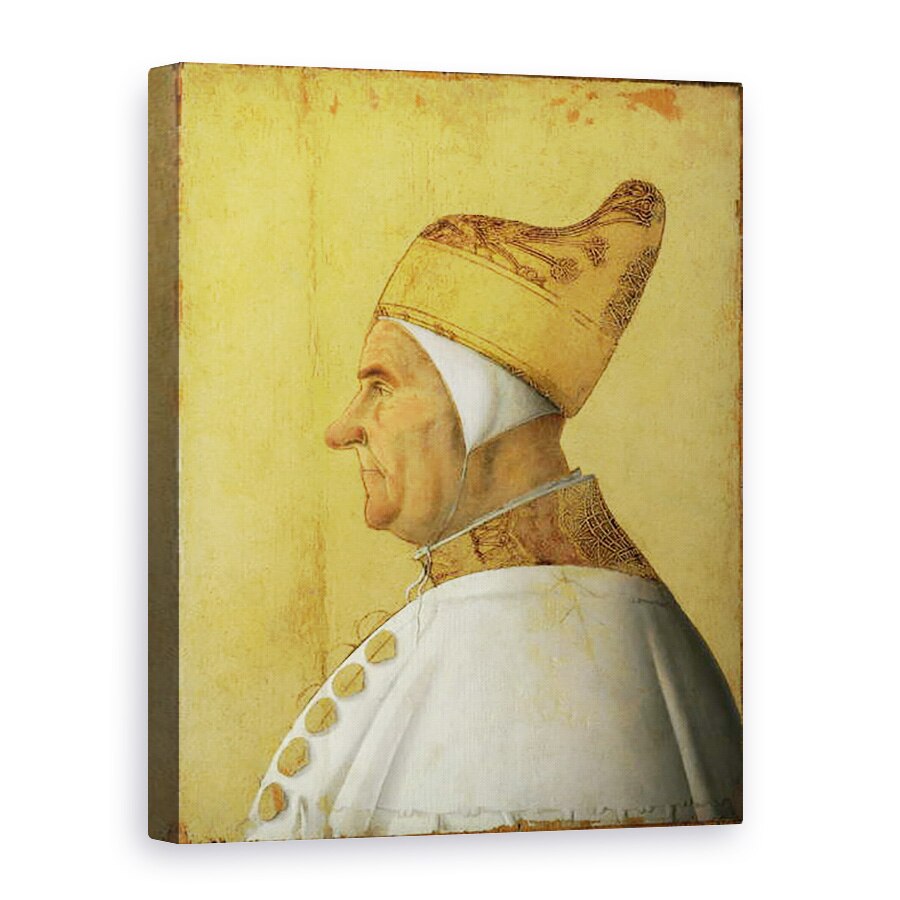 Tablou canvas - Gentile Bellini - Giovanni Mocenigo 1408-85 Doge al Venetiei ulei pe panou, 50 x 70 cm