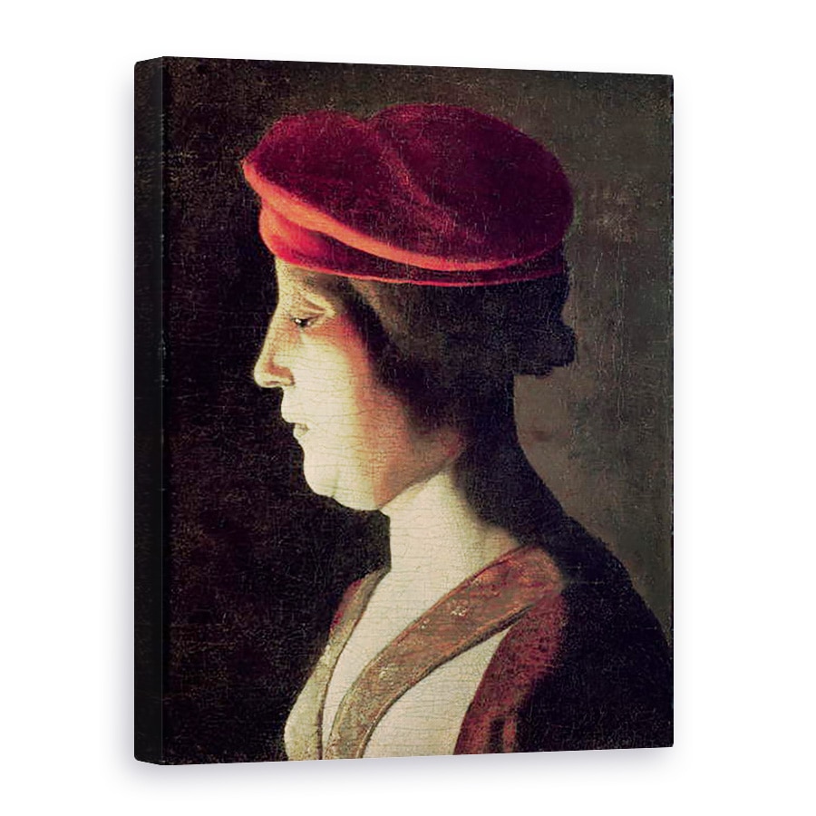 Tablou canvas - Georges de la Tour - Capul unei femei, 75 x 100 cm