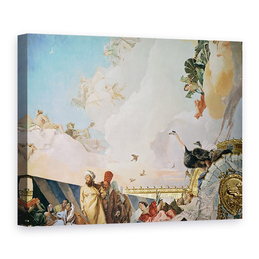 Tablou canvas - Giovanni Battista Tiepolo - Gloria Spaniei III, din tavanul camerei tronului, 60 x 80 cm