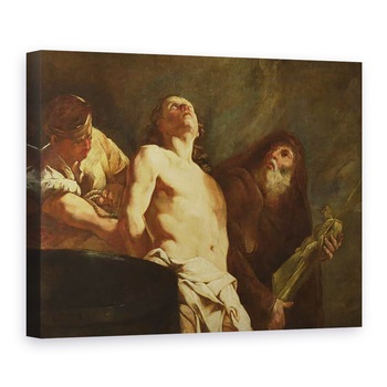 Tablou canvas - Giulia Lama - Martiriul Sfantului Ioan Evanghelistul, 60 x 80 cm Tablou canvas - Giulia Lama - Martiriul Sfantului Ioan Evanghelistul, 60 x 80 cm