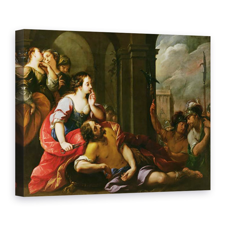 Tablou canvas - Giuseppe Nuvolone - Samson si Dalila, 75 x 100 cm