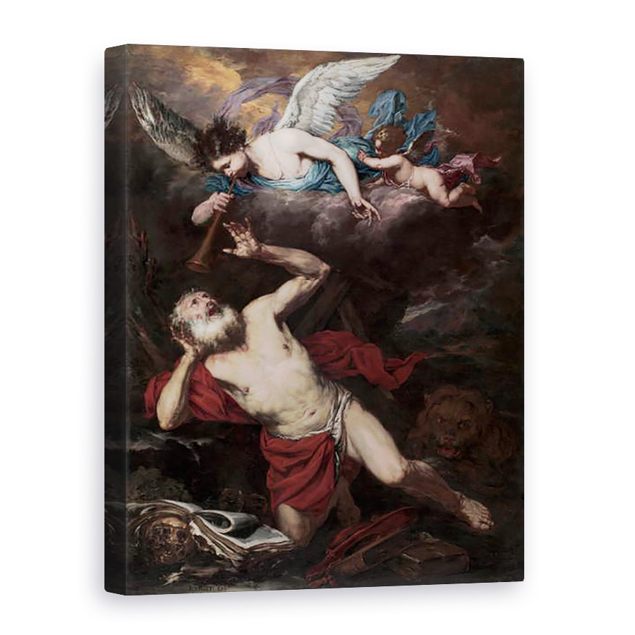 Tablou canvas - Giambattista Langetti - Viziunea Sfantului Ierome, 75 x 100 cm