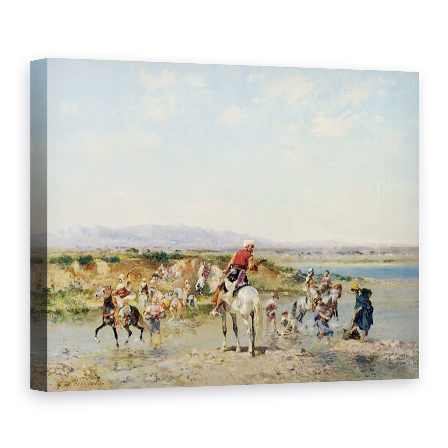 Tablou canvas - Georges Washington - Arabi la o oaza, 50 x 70 cm