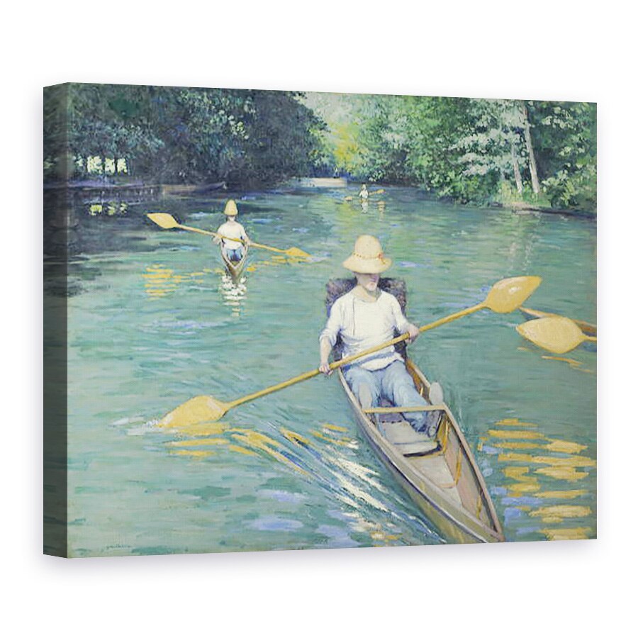 Tablou canvas - Gustave Caillebotte - Skiffs, 60 x 80 cm