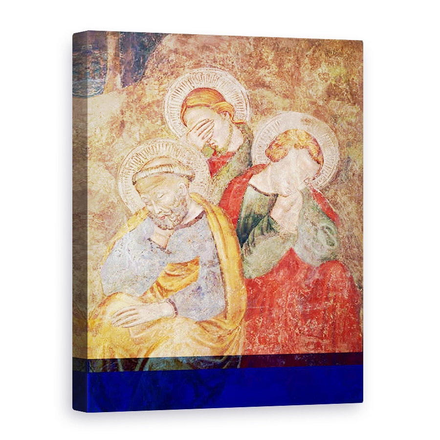 Tablou canvas - Giotto di Bondone - Apostolii de pe Muntele Maslinilor, 60 x 80 cm