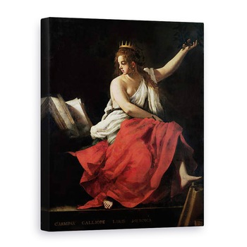 Tablou canvas - Giovanni Baglione - Calliope, 75 x 100 cm Tablou canvas - Giovanni Baglione - Calliope, 75 x 100 cm