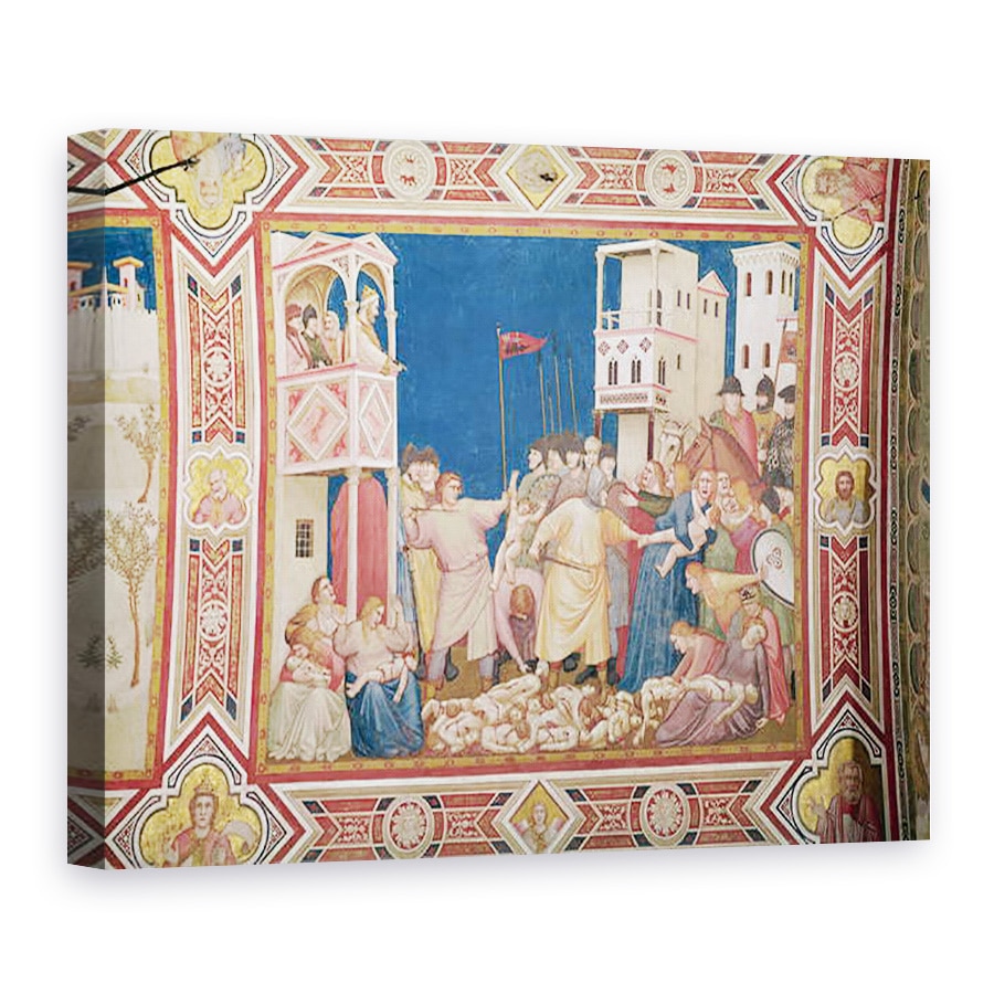 Tablou canvas - Giotto di Bondone - Masacrul Inocentilor, 60 x 80 cm