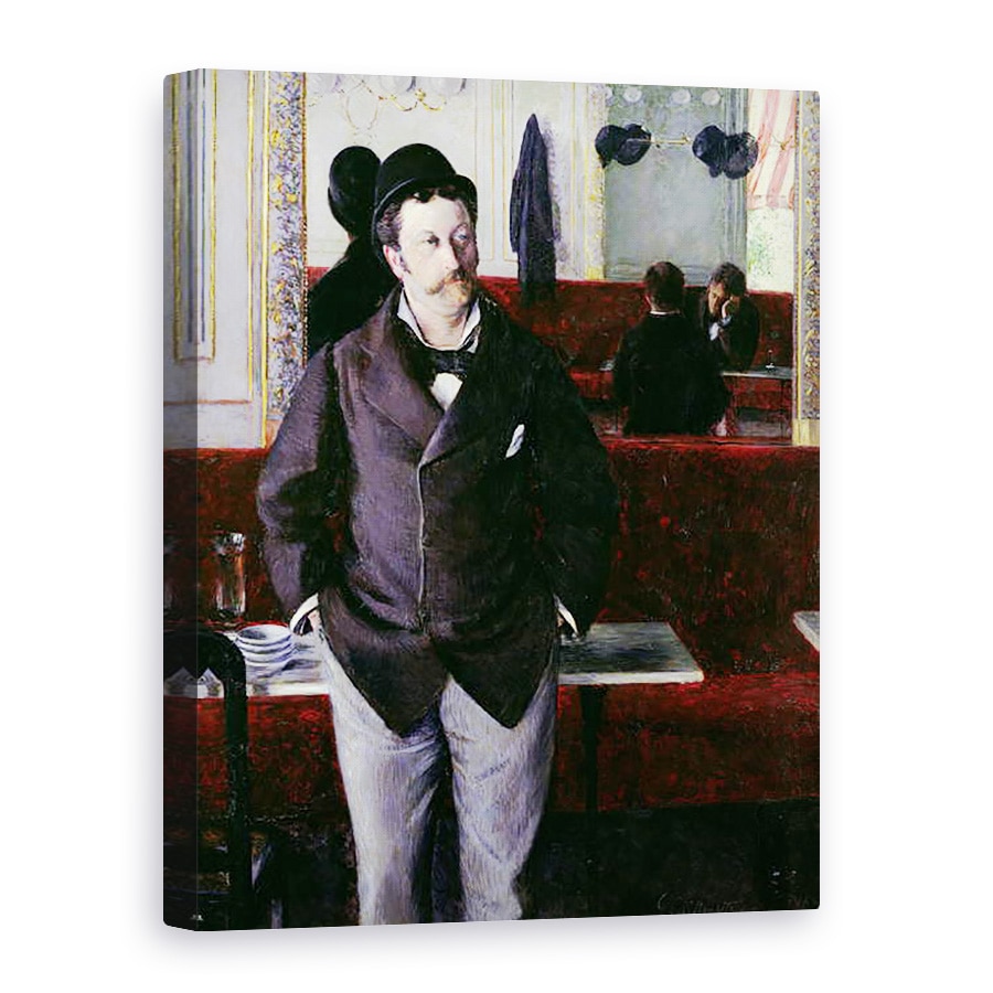 Tablou canvas - Gustave Caillebotte - La cafenea, Rouen, 60 x 80 cm