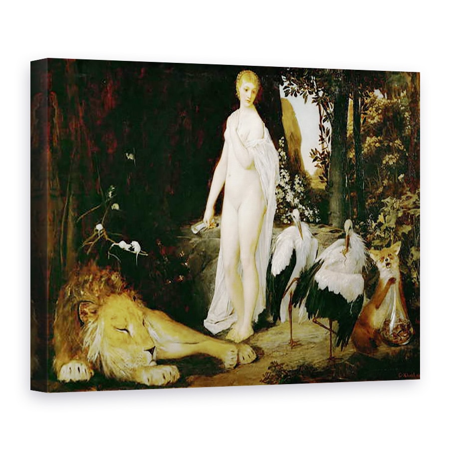 Tablou canvas - Gustav Klimt - Fable - Klimt, 60 x 80 cm