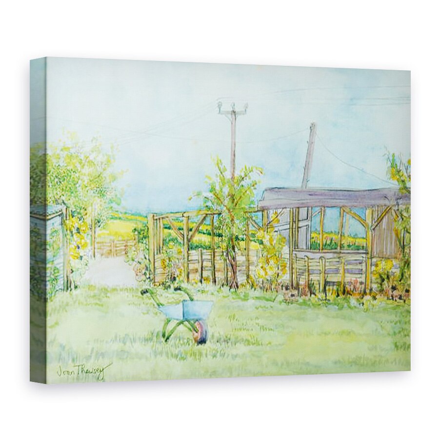 Tablou canvas - Joan Thewsey - Cabana gradina cu roaba, 2011, 50 x 70 cm