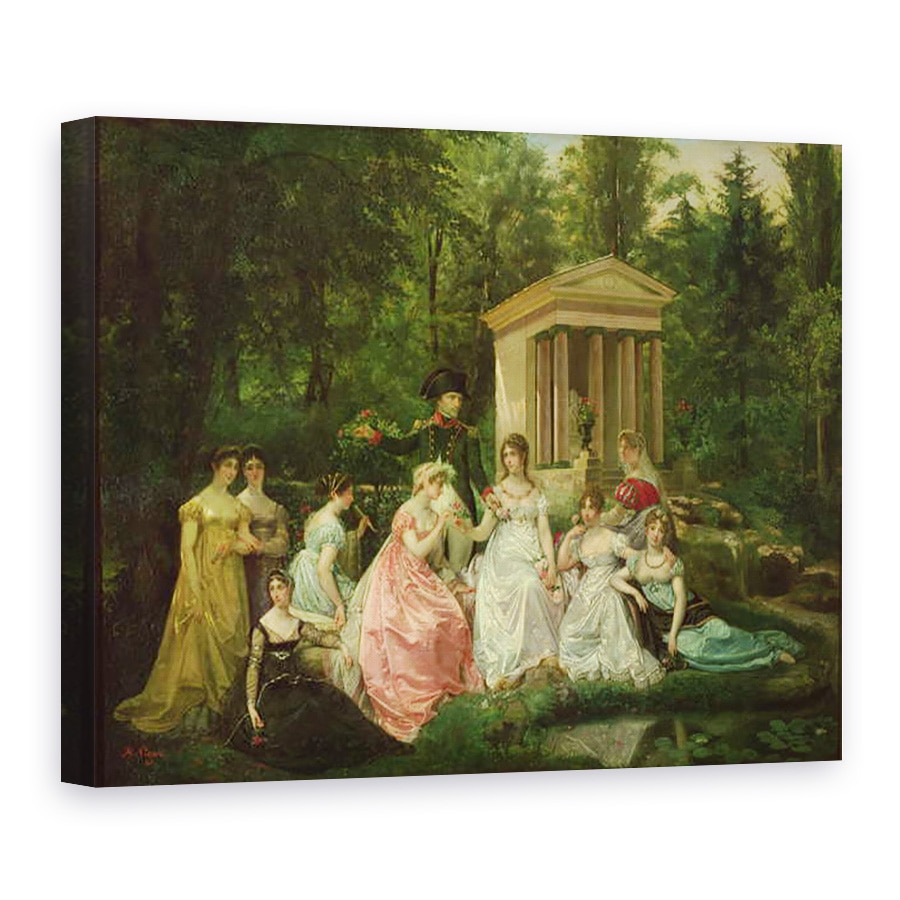 Tablou canvas - Jean Louis Victor Viger du Vigneau - Trandafirul din Malmaison, 60 x 80 cm