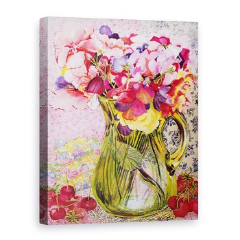 Tablou canvas - Joan Thewsey - Mazare dulce cu cirese si capsuni, 75 x 100 cm Tablou canvas - Joan Thewsey - Mazare dulce cu cirese si capsuni, 75 x 100 cm