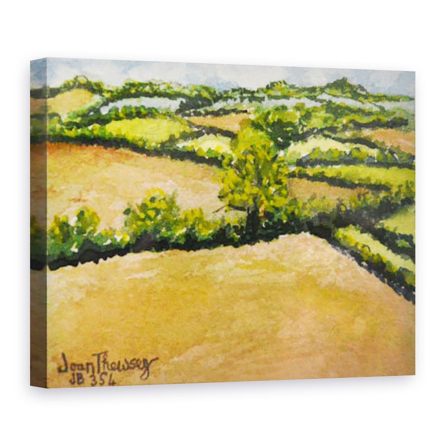 Tablou canvas - Joan Thewsey - Peisaj mic Suffolk, 75 x 100 cm