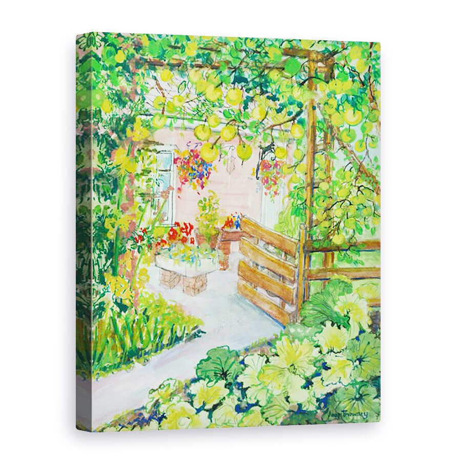 Tablou canvas - Joan Thewsey - Rubarba si mere, Red Cottage Studios Suffolk, 2011, 75 x 100 cm