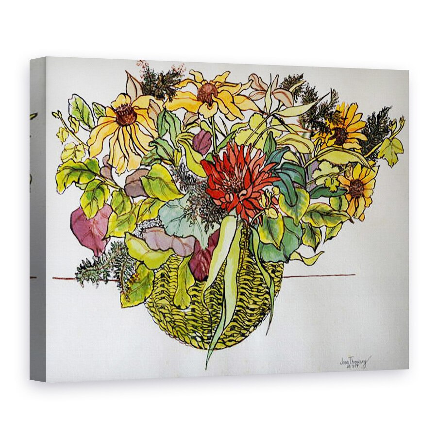 Tablou canvas - Joan Thewsey - Rudbeckia cu frunzis in cos, 2011, 50 x 70 cm