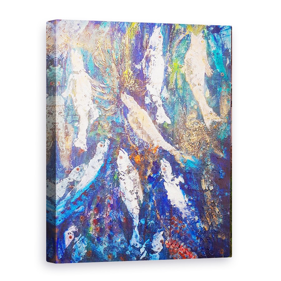 Tablou canvas - jocasta shakespeare - Cantand bas, 50 x 70 cm