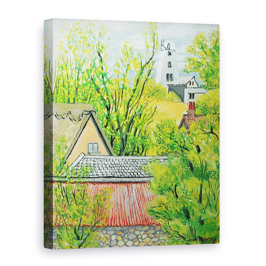 Tablou canvas - Joan Thewsey - Vedere de la fereastra Cynthiei, Dalham, 75 x 100 cm