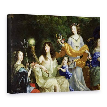 Tablou canvas - Jean Nocret - Familia lui Ludovic al XIV-lea 1638-1715 1670 ulei pe panza, 75 x 100 cm Tablou canvas - Jean Nocret - Familia lui Ludovic al XIV-lea 1638-1715 1670 ulei pe panza, 75 x 100 cm