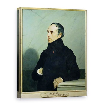 Tablou canvas - Jehan Georges Vibert - Francois Guizot 1787-1874 dupa o pictura de Paul Delaroche 1797-1856 c.1878, 75 x 100 cm Tablou canvas - Jehan Georges Vibert - Francois Guizot 1787-1874 dupa o pictura de Paul Delaroche 1797-1856 c.1878, 75 x 100 cm