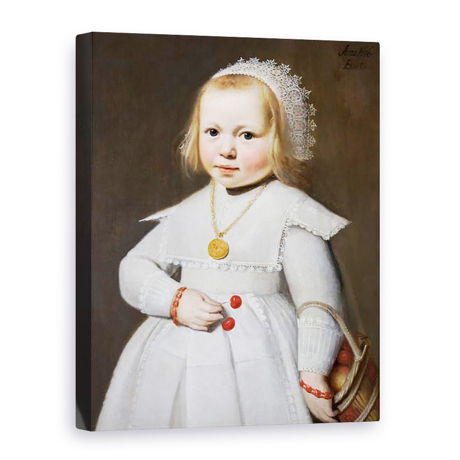 Tablou canvas - Johan Cornelisz van Loenen - Portretul unei Fetita De Doi Ani, 75 x 100 cm