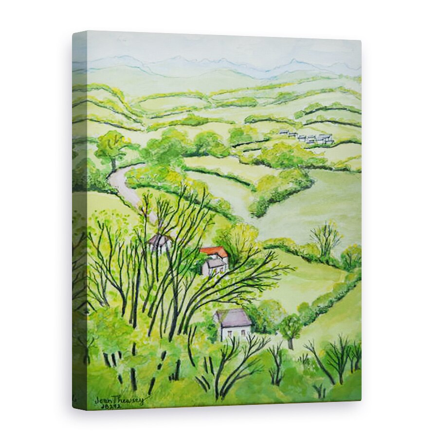 Tablou canvas - Joan Thewsey - Vedere din Muntele Gargan, Limousin, 75 x 100 cm