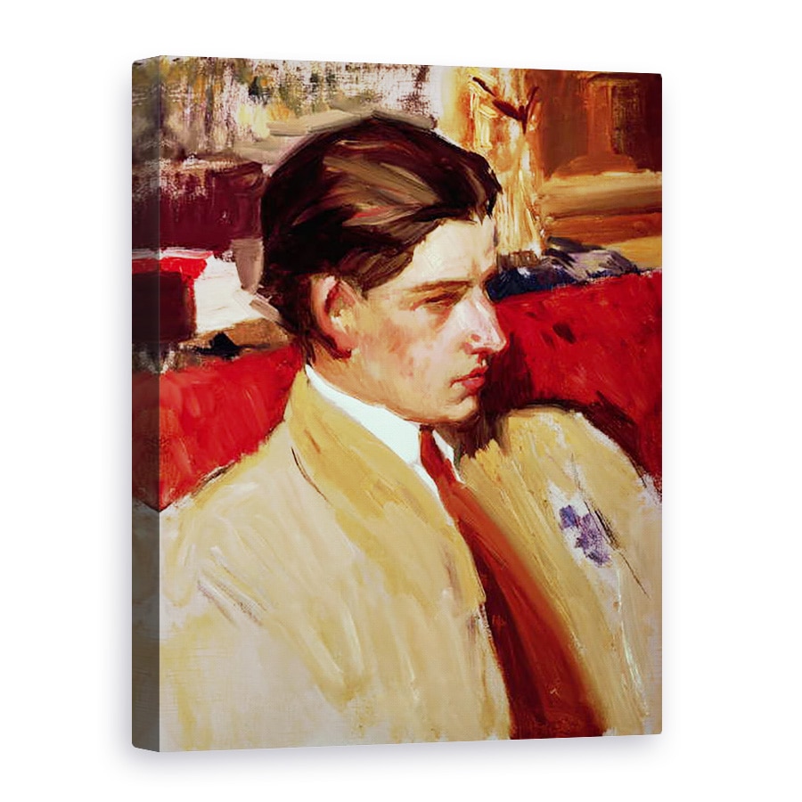 Tablou canvas - Joaquin Sorolla y Bastida - Autoportret in profil, 75 x 100 cm