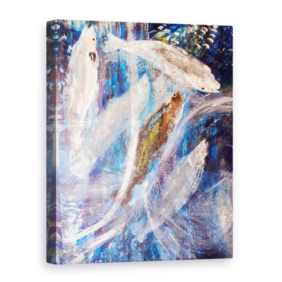 Tablou canvas - jocasta shakespeare - Salmon Dance, 50 x 70 cm